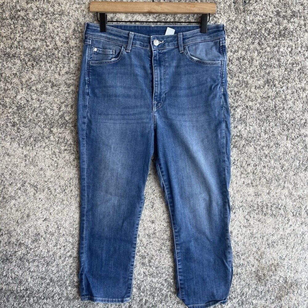 &Denim by H&M Jeans Womens 10 Skinny High Waist‎ Cropped Length Comfort Stretch